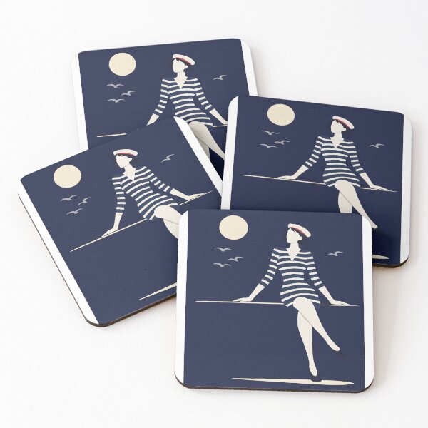 Item preview, Nautical Woman Art designed and sold by Studio pod Burom.