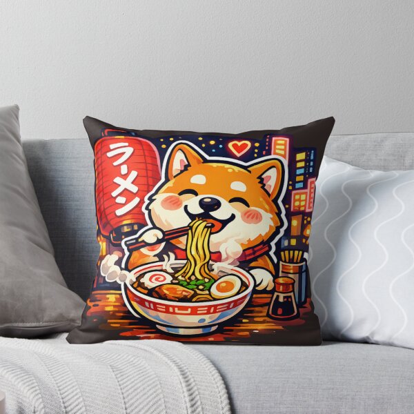 Item preview, Midnight Ramen Shiba Inu - Cute Japanese Night Stall Dog Sticker | Kawaii Japan Aesthetic designed and sold by kawaii animal store (in Japan).
