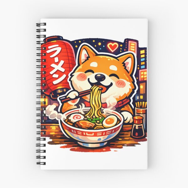 Item preview, Midnight Ramen Shiba Inu - Cute Japanese Night Stall Dog Sticker | Kawaii Japan Aesthetic designed and sold by kawaii animal store (in Japan).