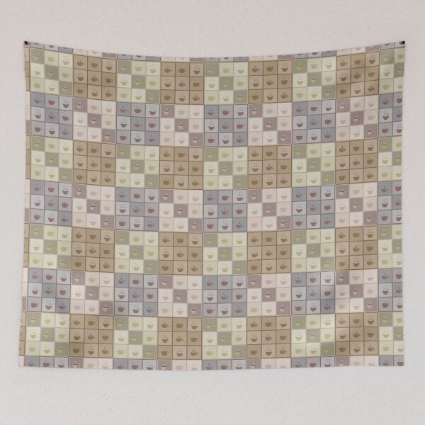Item preview, Coffee cups pattern designed and sold by AlicinaM.