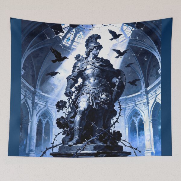 Item preview, Dark Gothic Art &amp; Fine Art Prints (1:1 Square Posters) designed and sold by Cyber-ART-Studio.