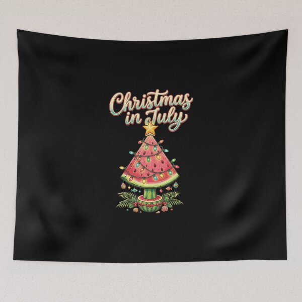 Item preview, Christmas In July Watermelon Tree Summer designed and sold by dudelinart.