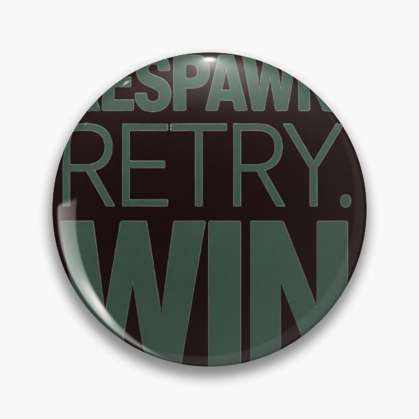 Item preview, Respawn Retry Win Gaming Motivation designed and sold by aminomen.