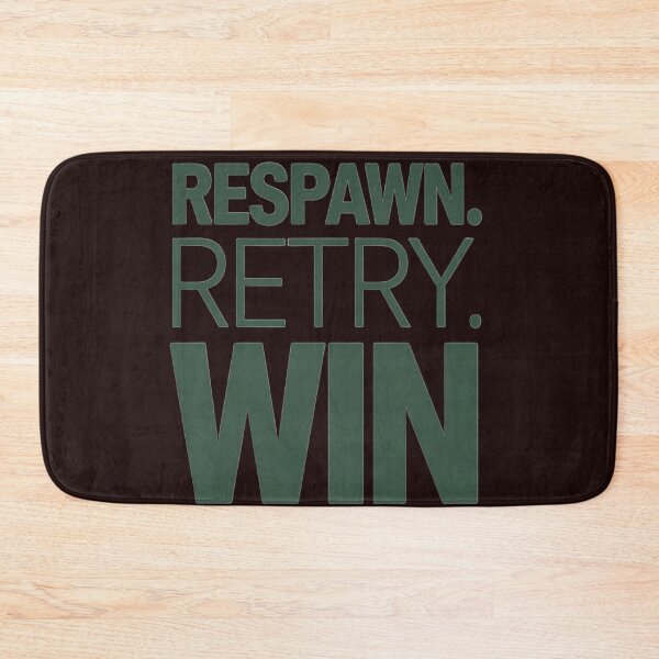 Item preview, Respawn Retry Win Gaming Motivation designed and sold by aminomen.