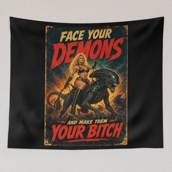 Item preview, Earths Last Bombshell Motivational Words - Retro Sci Fi Action designed and sold by FilMate.