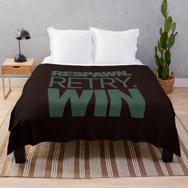 Item preview, Respawn Retry Win Gaming Motivation designed and sold by aminomen.
