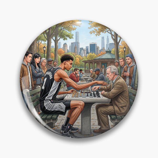 Item preview, Victor Wembanyama Playing Speed Chess designed and sold by Home Decor Art.