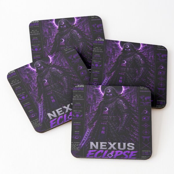 Item preview, Nexus Eclipse (Series 9) - Cyberpunk Interstellar Shrouded Warrior Art designed and sold by RiteshCenter .