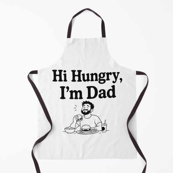 Item preview, Hi Hungry I'm Dad Funny Burger Father's Day Joke designed and sold by 5LiniaEmocji5.