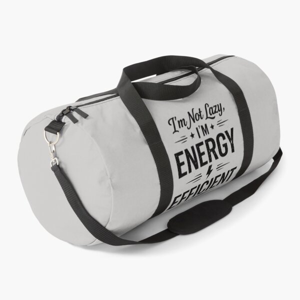 Item preview, I'm Not Lazy I'm Energy Efficient – Funny Sarcastic Typography Design designed and sold by Aniahck.