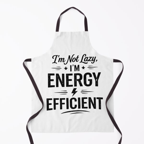 Item preview, I'm Not Lazy I'm Energy Efficient – Funny Sarcastic Typography Design designed and sold by Aniahck.