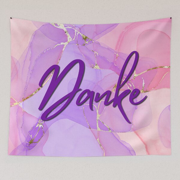 Item preview, "Thank you" on a colorful background designed and sold by Mathe mit Anna.