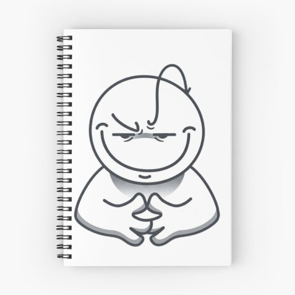 Item preview, Stickman with a cunning look and clasped hands (Emoticon/Meme style) designed and sold by SharpAura25.