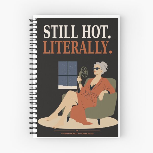Item preview, Menopause Art, Hot Flash Heatwave Print designed and sold by Studio pod Burom.