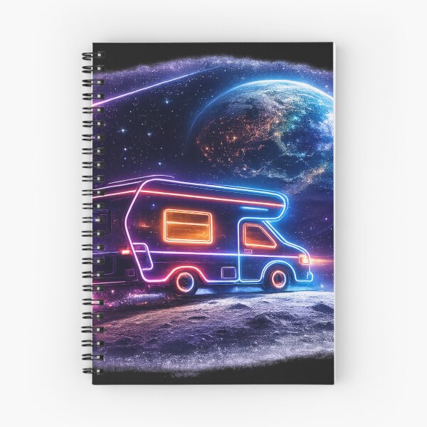 Item preview, Moonlight Motorhome  Cosmic Camping Adventure Vanlife designed and sold by Tee-Shirt-Topia.