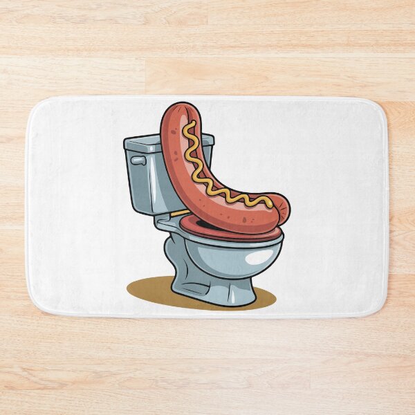 Item preview, Hot dog-shaped toilet designed and sold by daenarys123.