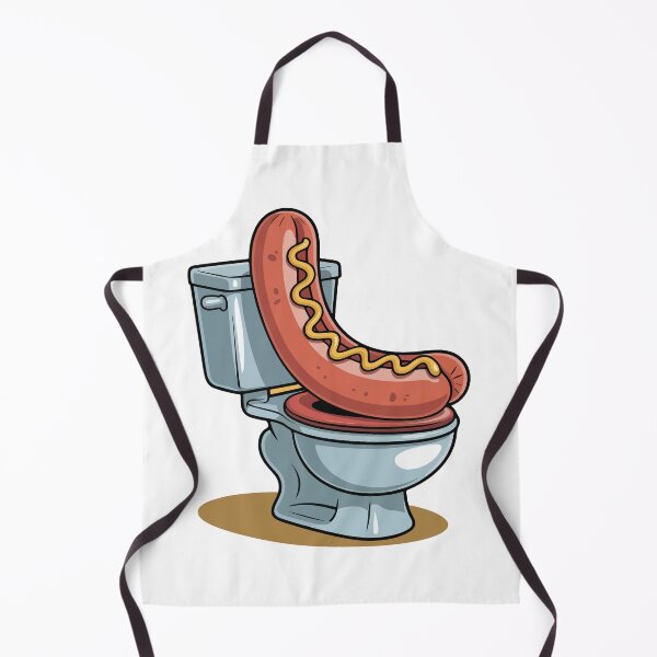 Item preview, Hot dog-shaped toilet designed and sold by daenarys123.