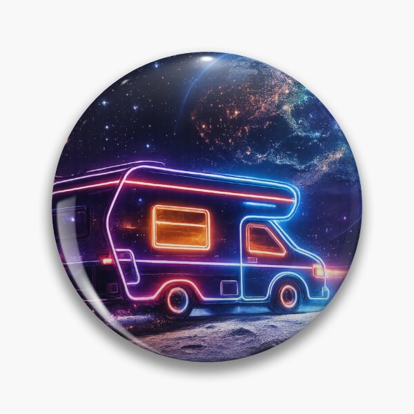 Item preview, Moonlight Motorhome  Cosmic Camping Adventure Vanlife designed and sold by Tee-Shirt-Topia.