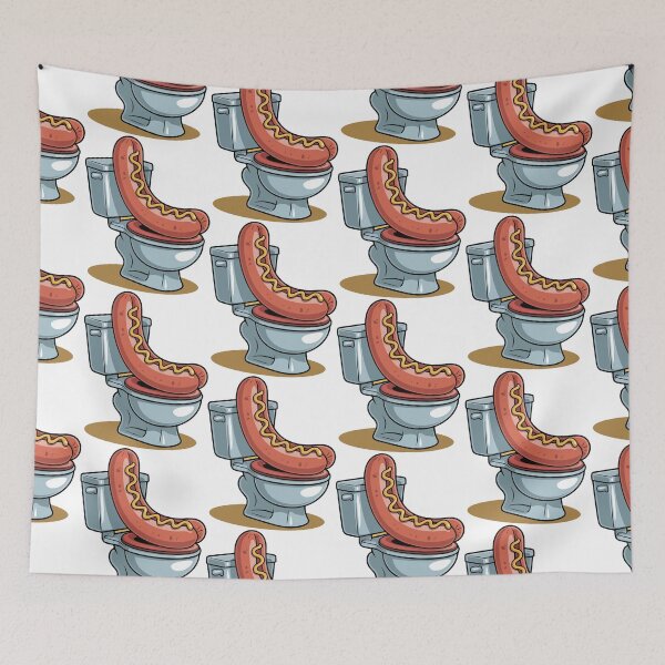 Item preview, Hot dog-shaped toilet designed and sold by daenarys123.