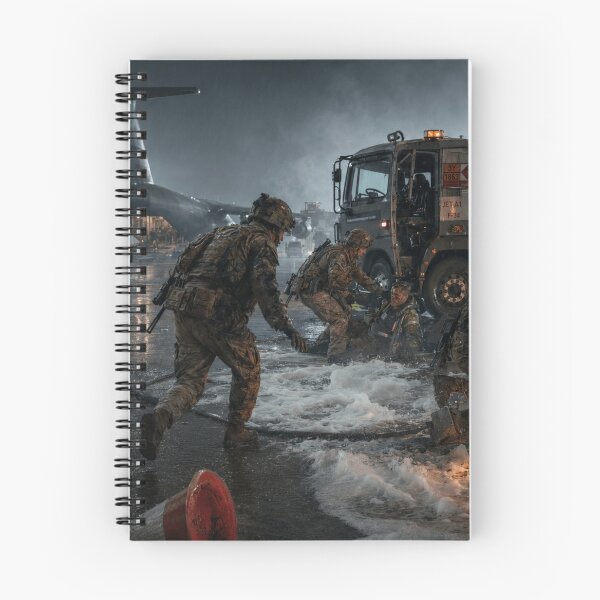 Item preview, Drone Strike on Military Fuel Lane | Cinematic Airfield Emergency Response War Art designed and sold by Element Horizon Studio.