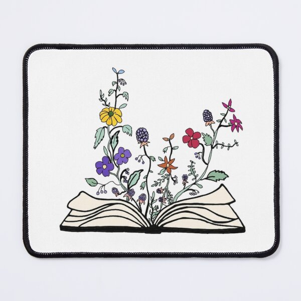 Item preview, flowers growing from book designed and sold by Galaxydiamond.
