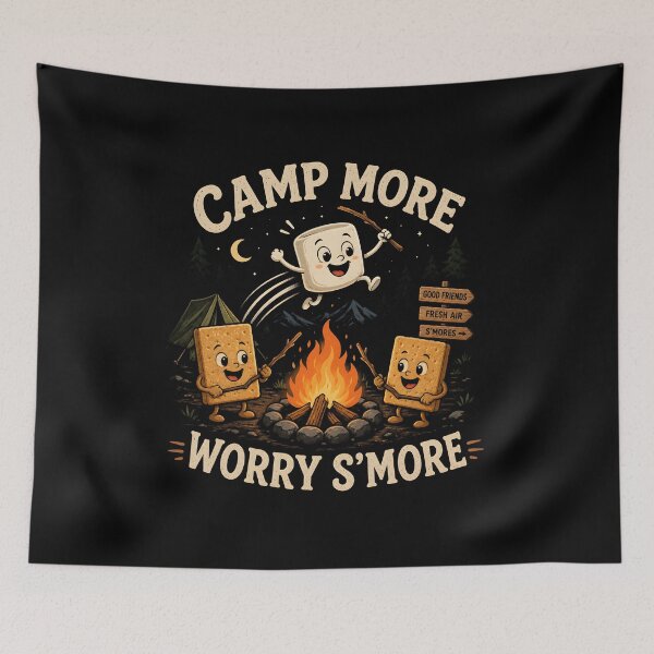 Item preview, Camp More Worry Smore designed and sold by zoes-ink.