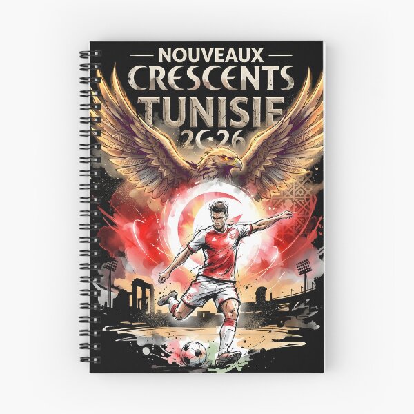 Item preview, Nouveaux Crescents Tunisie - World Cup 2026 Soccer Design designed and sold by VoidAnimeStudio.