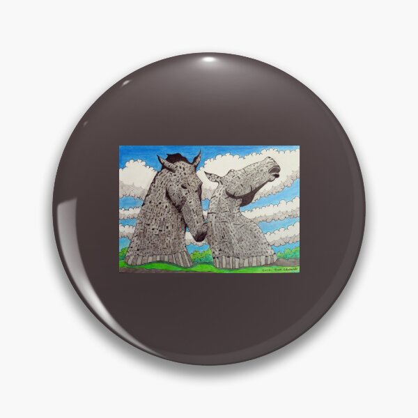 Item preview, 1108 - THE KELPIES OF FALKIRK - DAVE EDWARDS - MIXED MEDIA - 2026 designed and sold by BLYTHART.