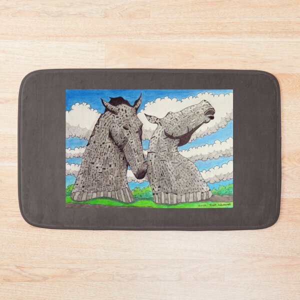 Item preview, 1108 - THE KELPIES OF FALKIRK - DAVE EDWARDS - MIXED MEDIA - 2026 designed and sold by BLYTHART.