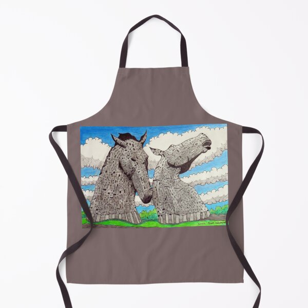 Item preview, 1108 - THE KELPIES OF FALKIRK - DAVE EDWARDS - MIXED MEDIA - 2026 designed and sold by BLYTHART.