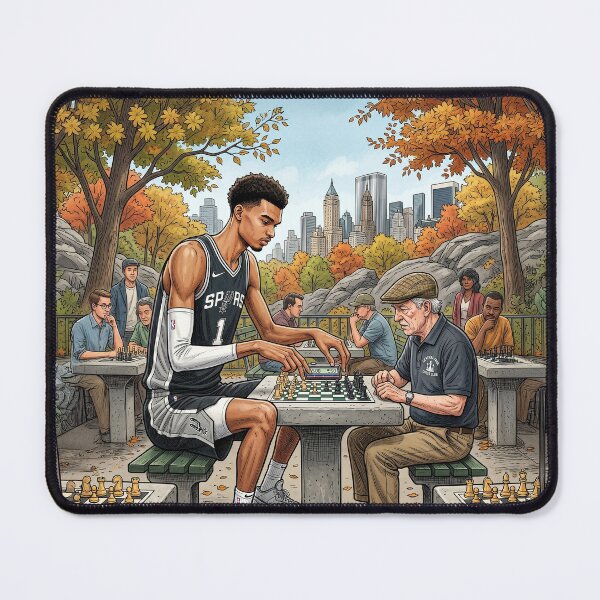 Item preview, Victor Wembanyama Playing Speed Chess designed and sold by Home Decor Art.