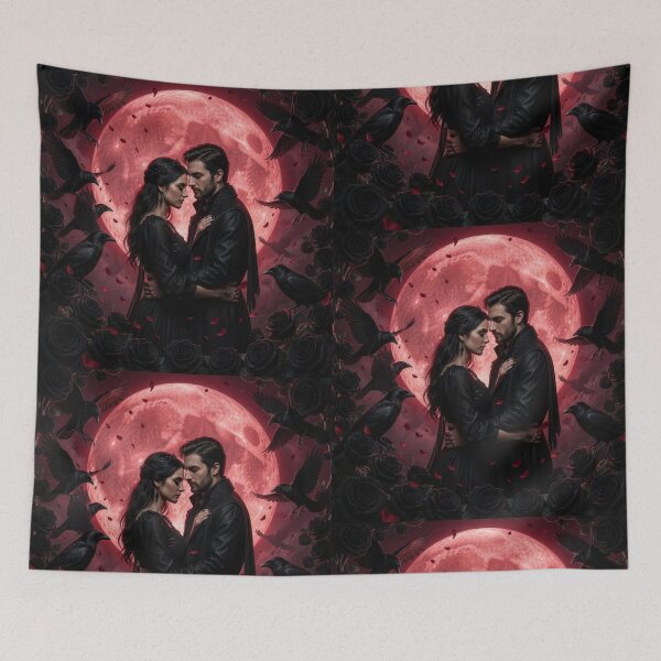 Item preview, Blood Moon Embrace designed and sold by JanjjaSoulInk.