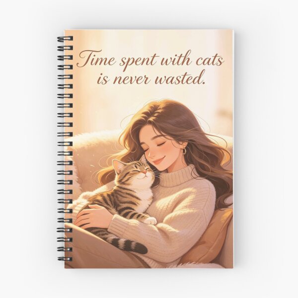 Item preview, Time Spent With Cats Is Never Wasted designed and sold by Danynhasillva.