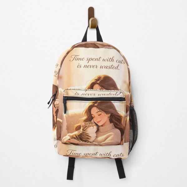 Item preview, Time Spent With Cats Is Never Wasted designed and sold by Danynhasillva.