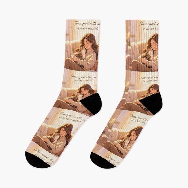 Item preview, Time Spent With Cats Is Never Wasted designed and sold by Danynhasillva.