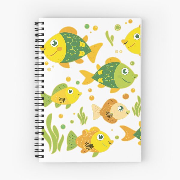 Item preview, Cute Cartoon Fish Sticker Sheet Colorful Nautical Aquarium Kids Pack Poster designed and sold by DesignArtist.ia.