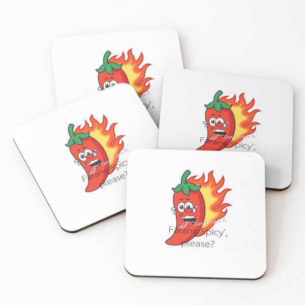 Item preview, Funny Farang Spicy Thai Food Chilli⁠ designed and sold by อุปทานเป็ดไวบส์.