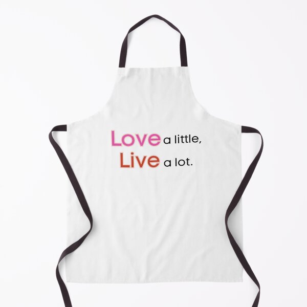 Item preview, Love a Little, Live a Lot Typography Quote designed and sold by Lazycocoon.