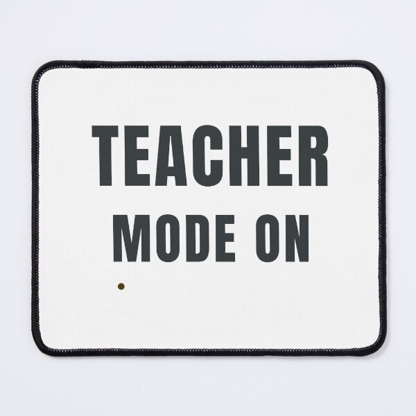 Item preview, Teacher Mode On Typography Design designed and sold by HeartAndArtShop.