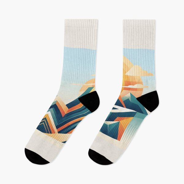 Item preview, Geometric Mountain Growth Arrow | Success, Progress & Ambition Abstract Art designed and sold by MCV-Designs.