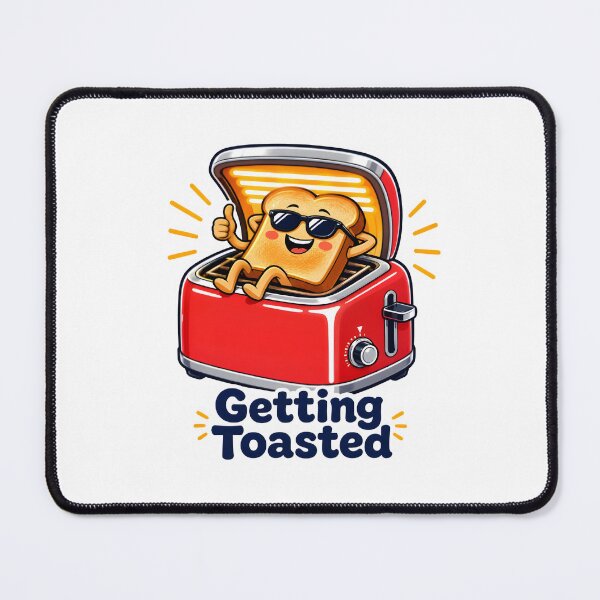 Item preview, STICKER - GETTING TOASTED designed and sold by KISHNAY-FASHION.