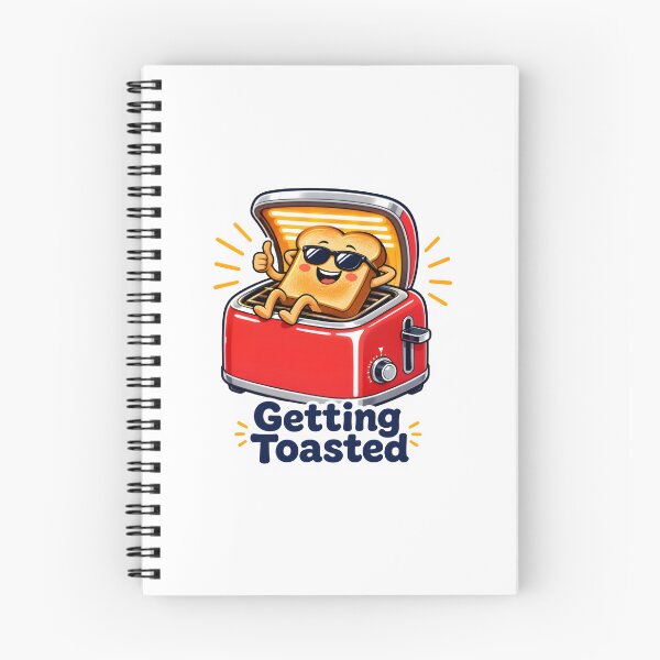 Item preview, STICKER - GETTING TOASTED designed and sold by KISHNAY-FASHION.