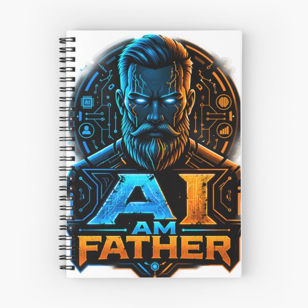 Item preview, AI Am Father - Cyberpunk Tech Dad designed and sold by Luke4Fun.