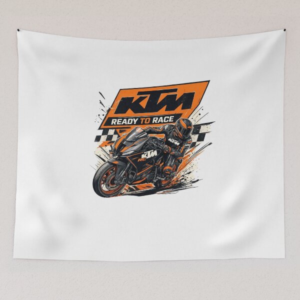 Item preview, KTM RC Sportbike Ready To Race Motorcycle Graphic designed and sold by koolthis.