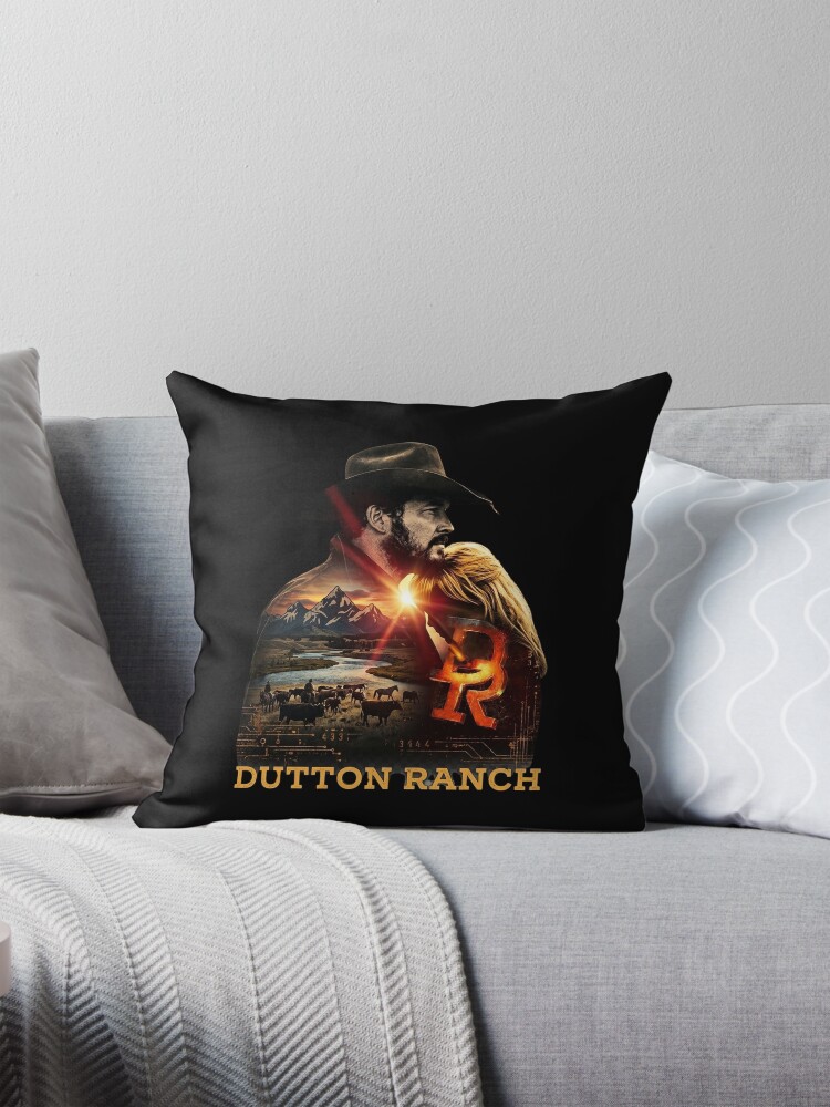 Thumbnail 1 of 4, Pillow, Dutton Ranch designed and sold by robhoffman2003.