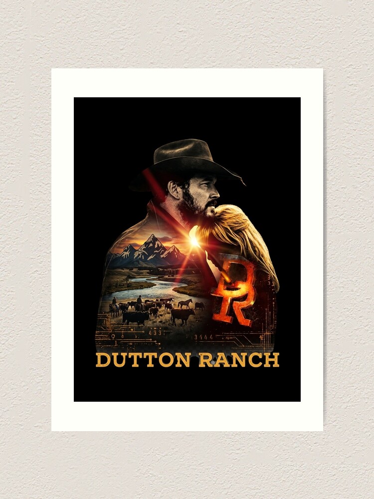 Thumbnail 1 of 3, Art Print, Dutton Ranch designed and sold by robhoffman2003.