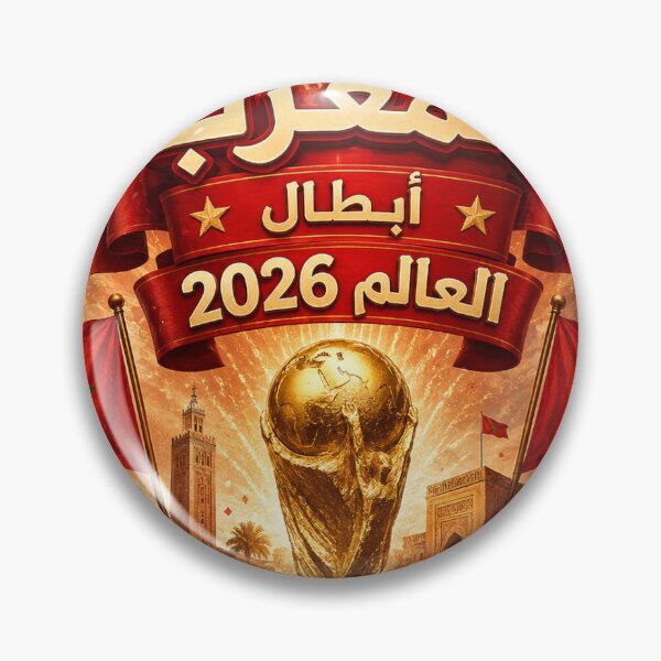 Item preview, Maroc Champion du Monde 2026 Art Mural designed and sold by Hookesmode.