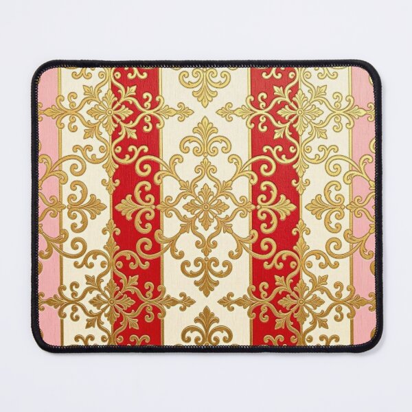 Item preview, Pink, Oat & Red Striped Gold Baroque designed and sold by DesignsByPrnces.