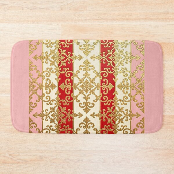 Item preview, Pink, Oat & Red Striped Gold Baroque designed and sold by DesignsByPrnces.