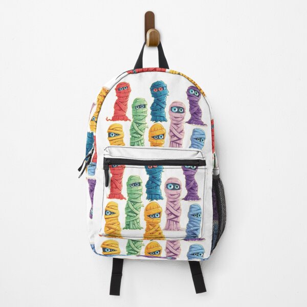 Item preview, Cute Colorful Mummy Sticker Sheet Funny Halloween Monster Kids Pack Poster designed and sold by DesignArtist.ia.